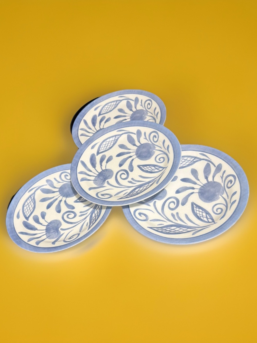 Corelle Oceanview Dessert Plates  Set of 4 VGUC